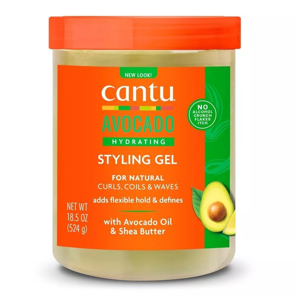 Cantu Avocado hydrating styling gel NB كانتو جل تصفيف بالأفوكادو 524 جم