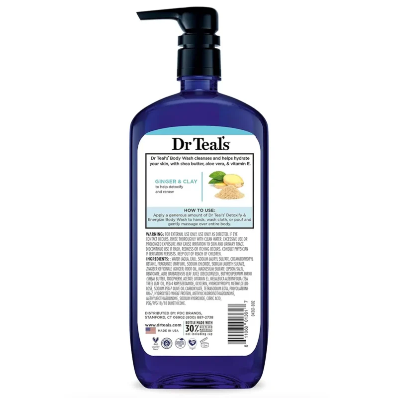 دكتور تيلز غسول الجسم بالطين ديتوكس وتنشيط (710 مل)