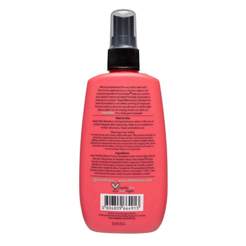 ذا فوكس تان سبراي تان بالبطيخ اللامع 120 مل