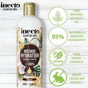 inecto naturals coconut shampoo 500ml