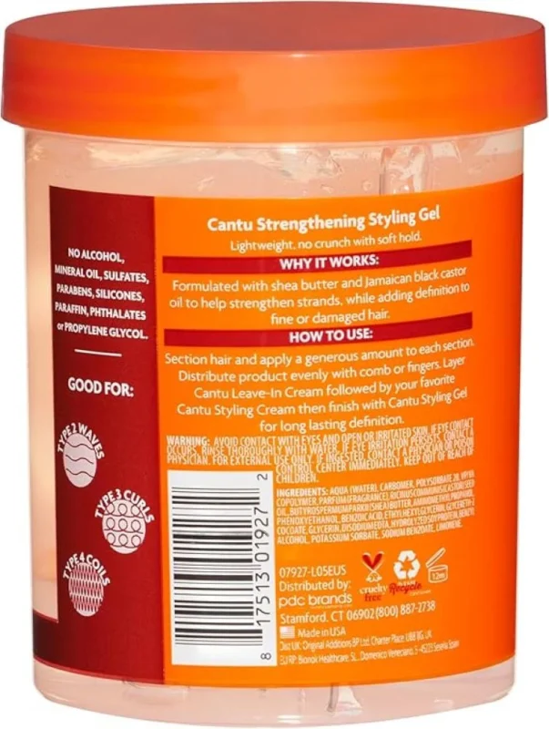 جل تصفيف بزيت الخروع الأسود الجامايكي 524 جم