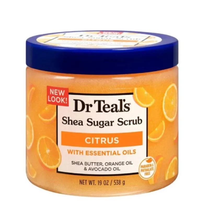Dr Teal's Shea Sugar Scrub Citrus Vitamin c