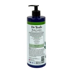 Dr. Teal's, Body Lotion, Moisture + Rejuvenating, Eucalyptus & Spearmint, 18 fl oz (532 ml)