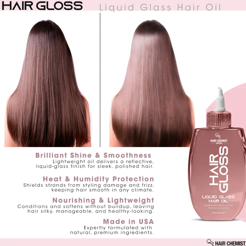 زيت الشعر هير كيميست هير جلوس ليكويد جلاس (8 أونصة)