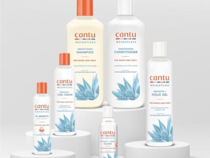 بكج كانتو وايت لِس المتكامل للشعر الويفي والكيرلي (5 قطع) - عرض حصري بخصم 50%+