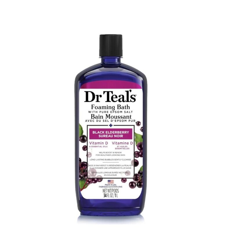 Dr Teal's Foaming Bath Black Elderberry 1000 Ml