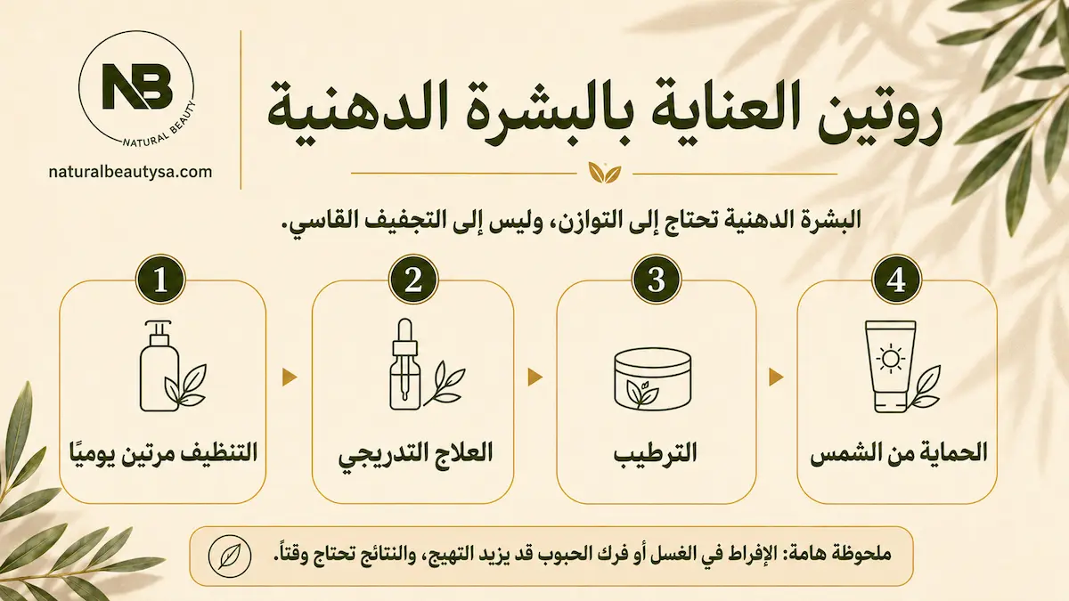 روتين العناية بالبشرة