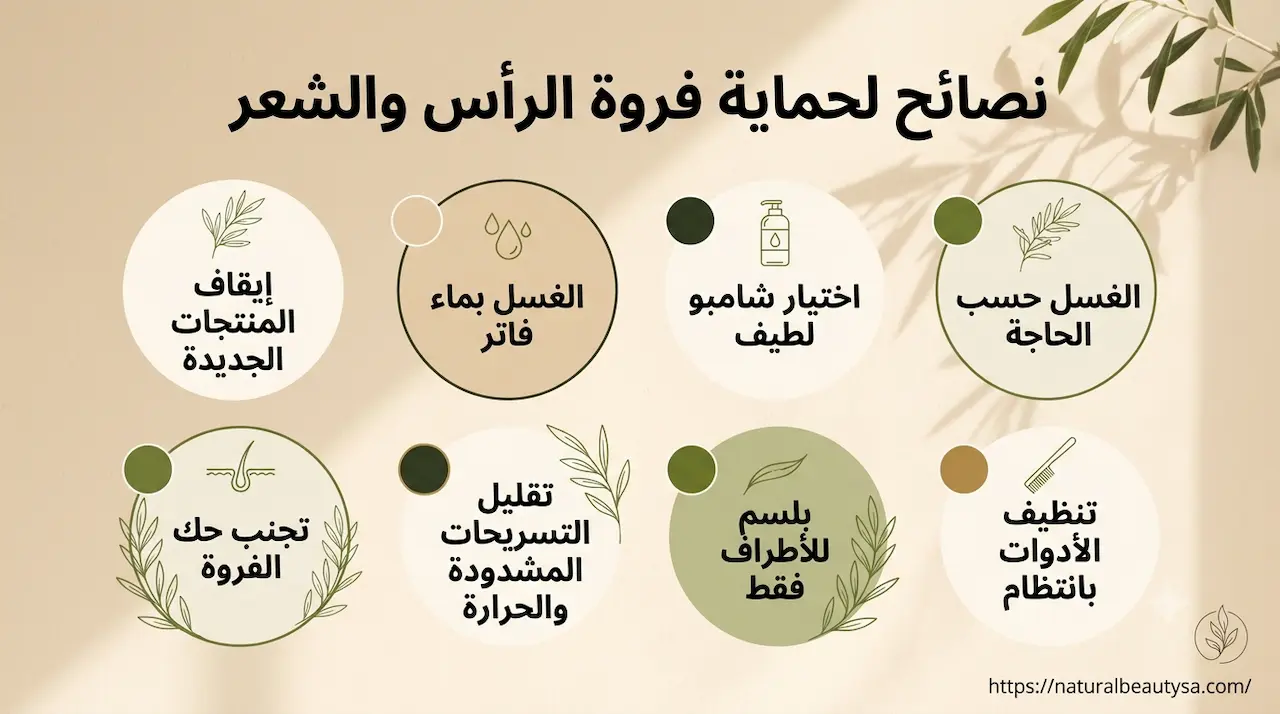 نصائح للحماية فروة الرأس والشعر