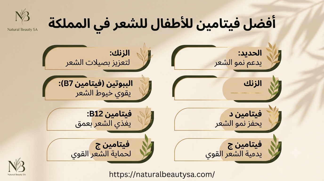 افضل فيتامين للاطفال للشعر في المملكة