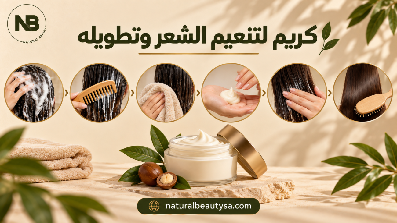 افضل كريم لتنعيم الشعر وتطويله