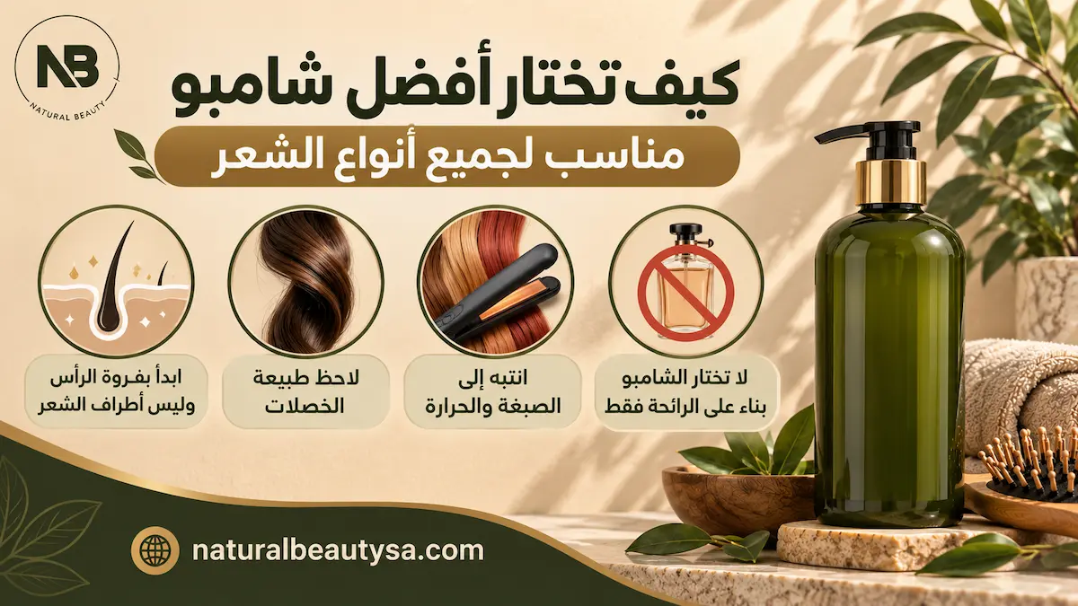 كيف تختار أفضل شامبو مناسب لجميع أنواع الشعر