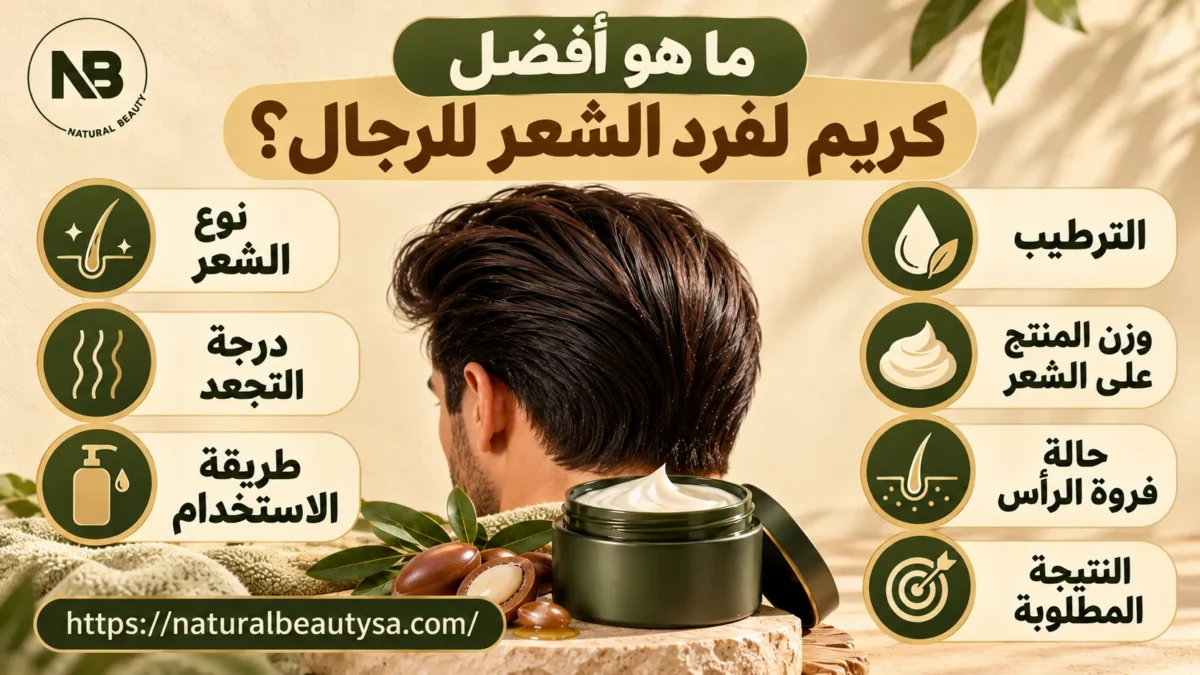 ما هو أفضل كريم لفرد الشعر للرجال؟